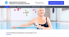 Desktop Screenshot of physicaltherapyhuntington.com