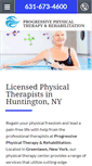 Mobile Screenshot of physicaltherapyhuntington.com